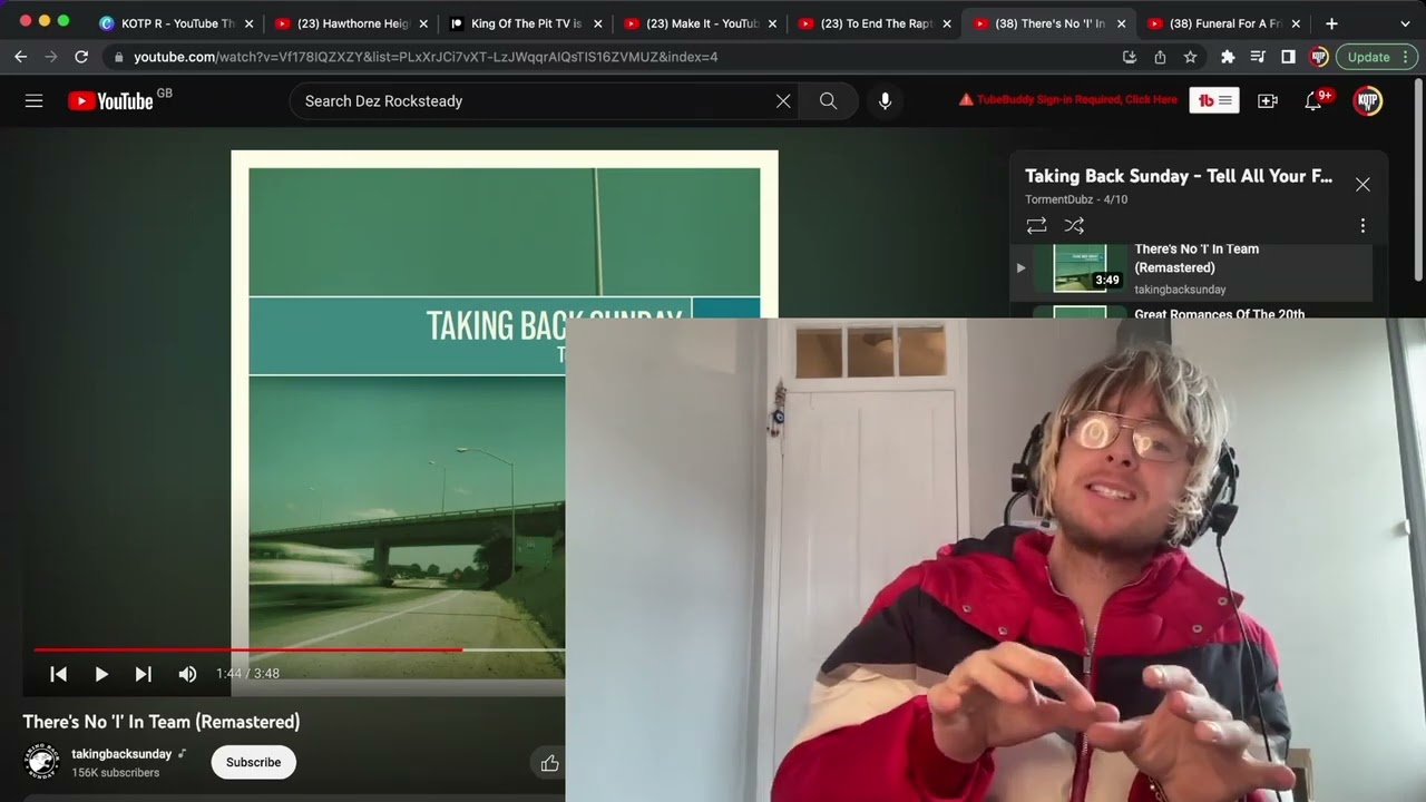 Taking Back Sunday - There's No I In Team |Listen & Reaction