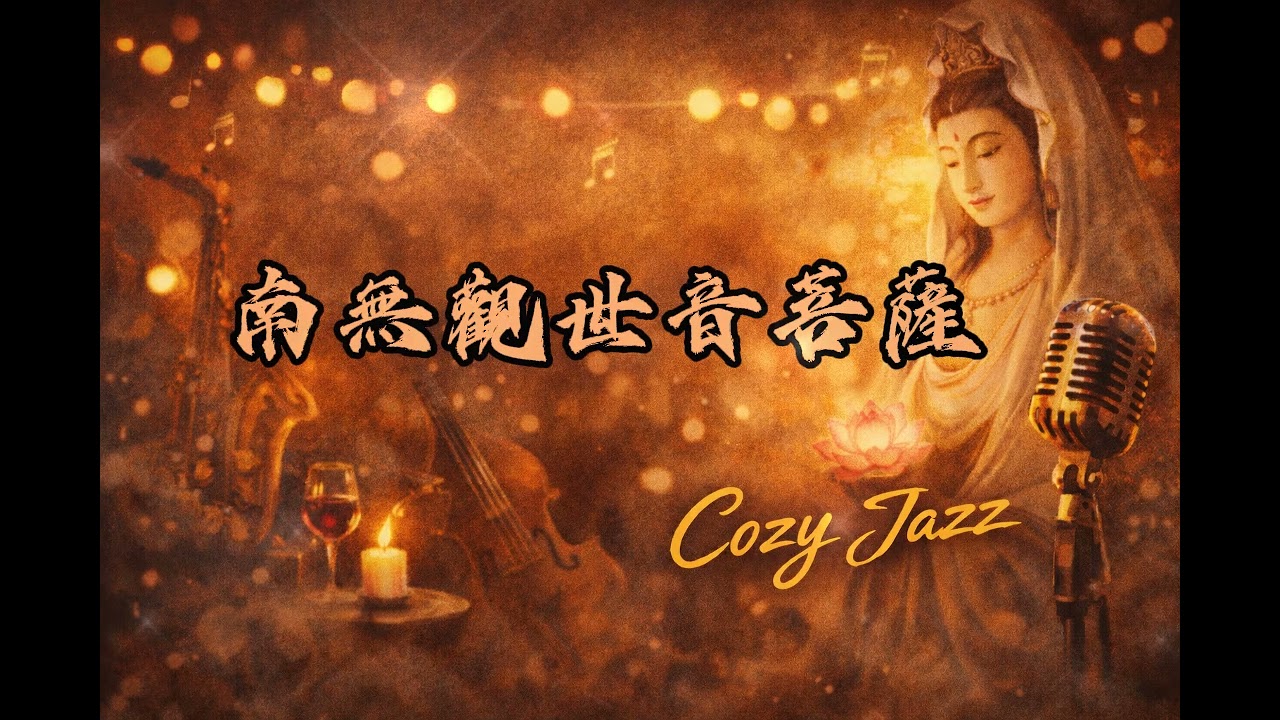 Cozy Jazz ☕｜南無觀世音菩薩🌿Namo Guanshiyin Pusa｜放鬆・閱讀・靜心｜Relaxing Swing for Reading & Meditation🎷