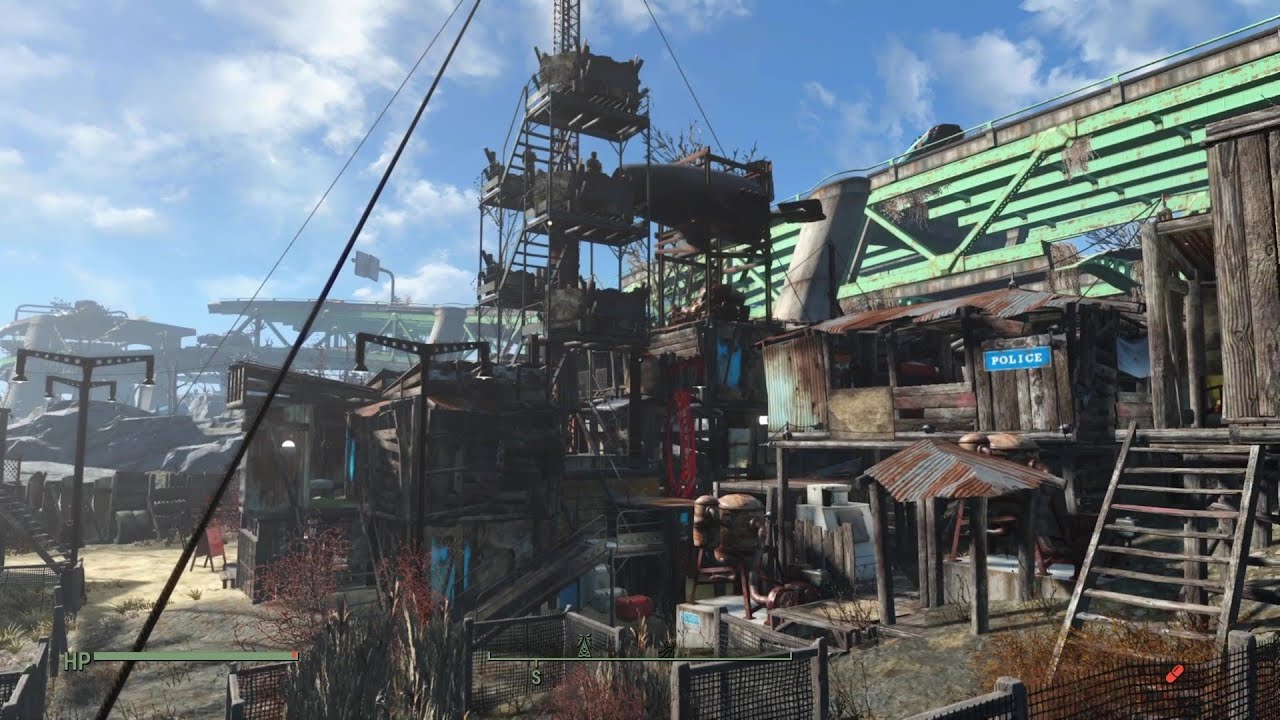 Fallout 4 Outpost Zimonja Settlement Build Tour (No Mods)