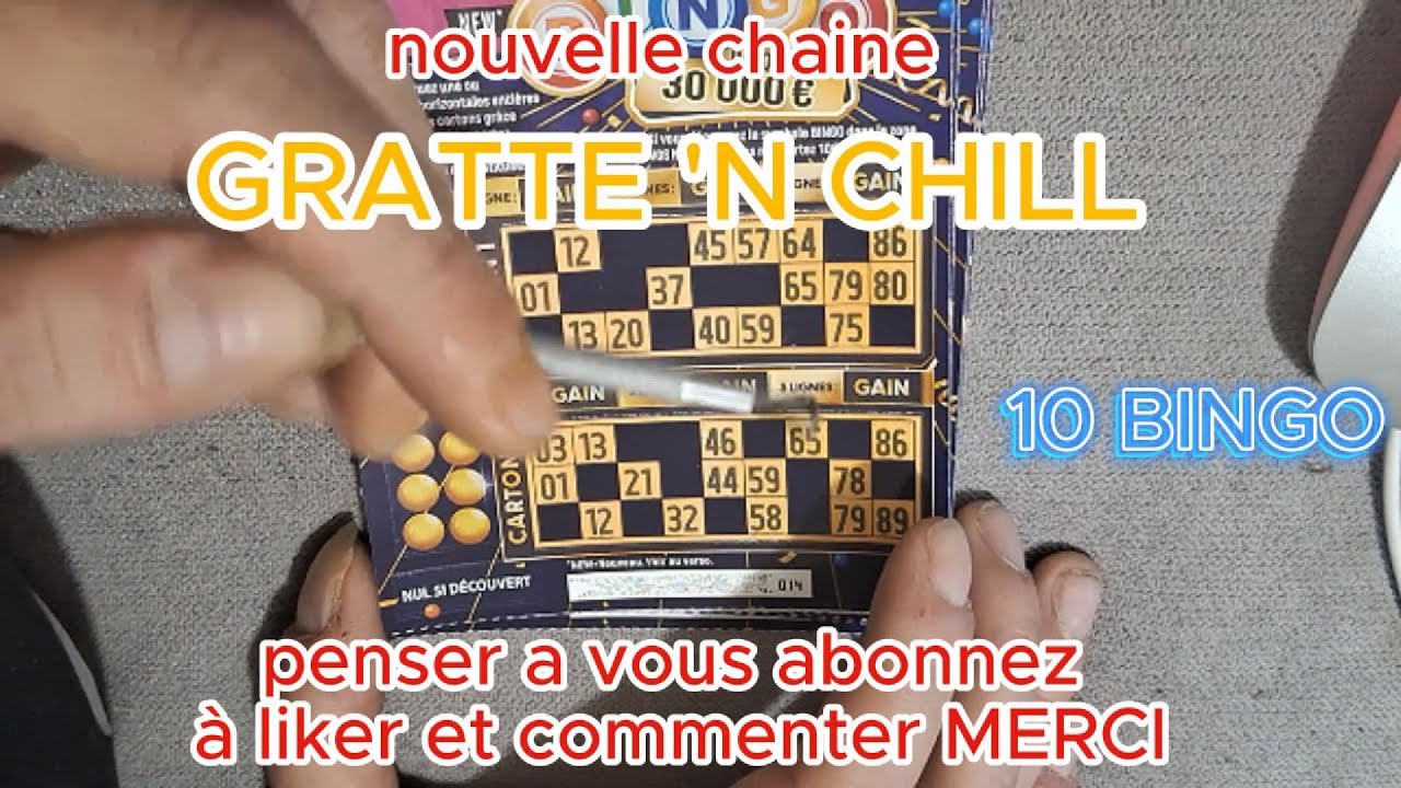 grattage FDJ 10 BINGO