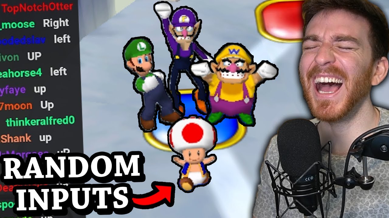 Can Twitch Chat actually beat RANDOM INPUTS in Mario Party?