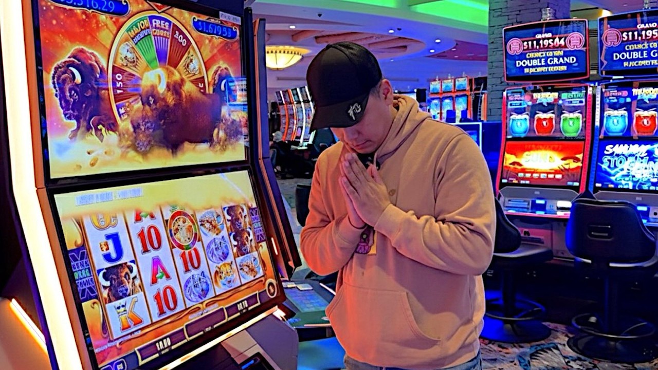 Una Manada De Bufalos O Los Tres Centenarios! Jugando La Maquina Bufalo Gold Del CASINO!🎰