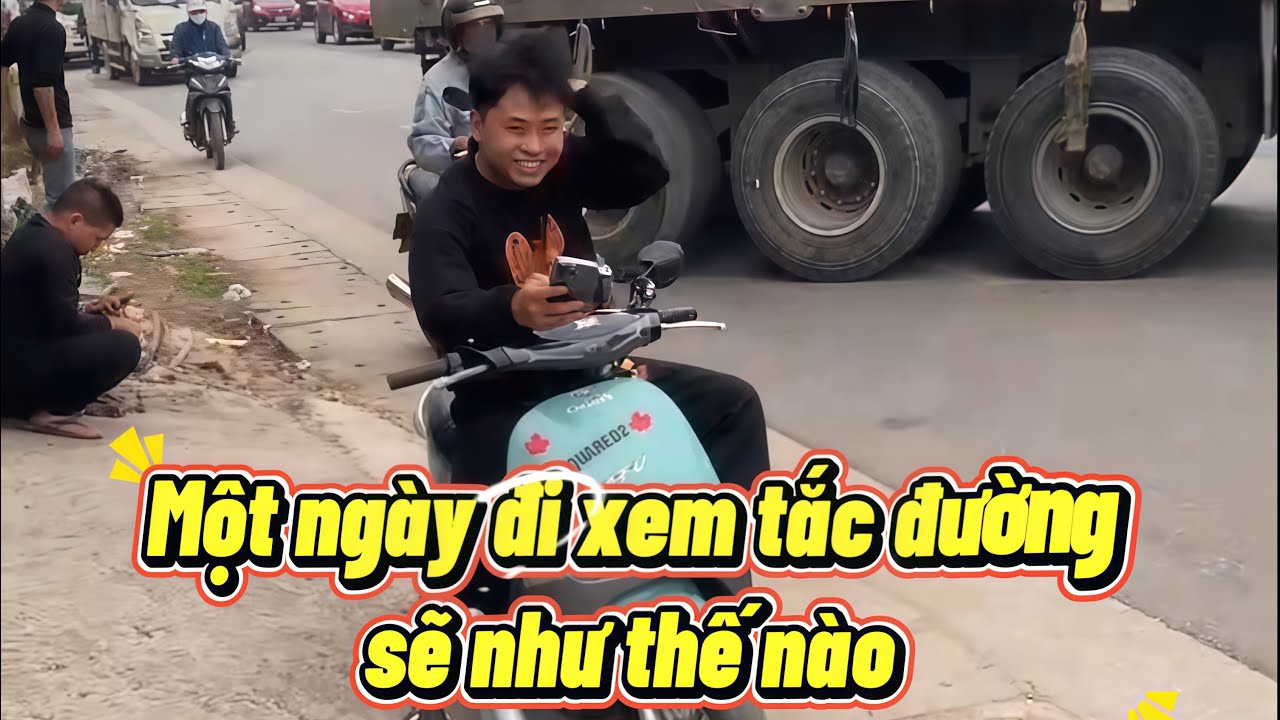 Tắc đường như thủ đô luôn mn ạ 