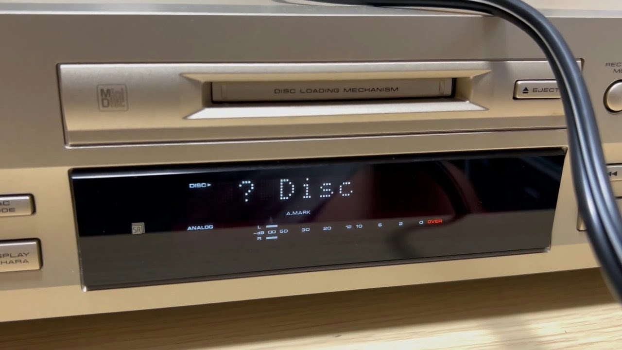 Pioneer MDレコーダー MJ-D5修理