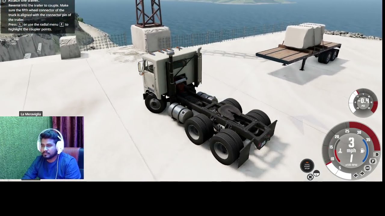 Heavy Stone Cargo Delivery 🚛💥 | Truck Simulator Driving Gameplay #The_Ps5_Gamerz
