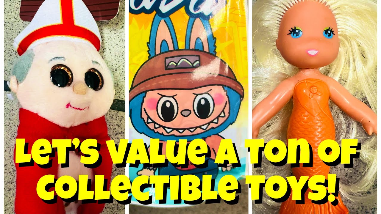 Random toys we are going to appraise! “Valuing My Toy Collection Episode #476” value is at the end 