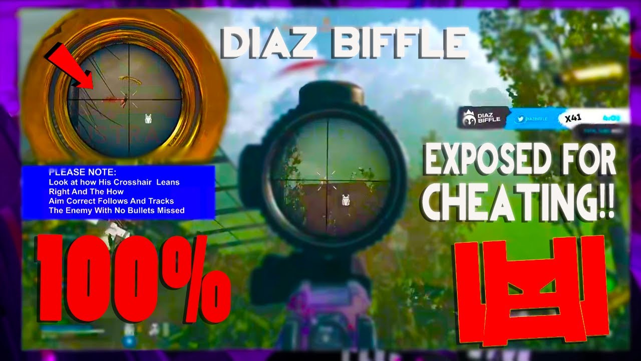 DIAZ BIFFLE EXPOSED FOR 100% CHEATING WITH AIMBOT AND WALLHACKS (YOU DECIDE!!)