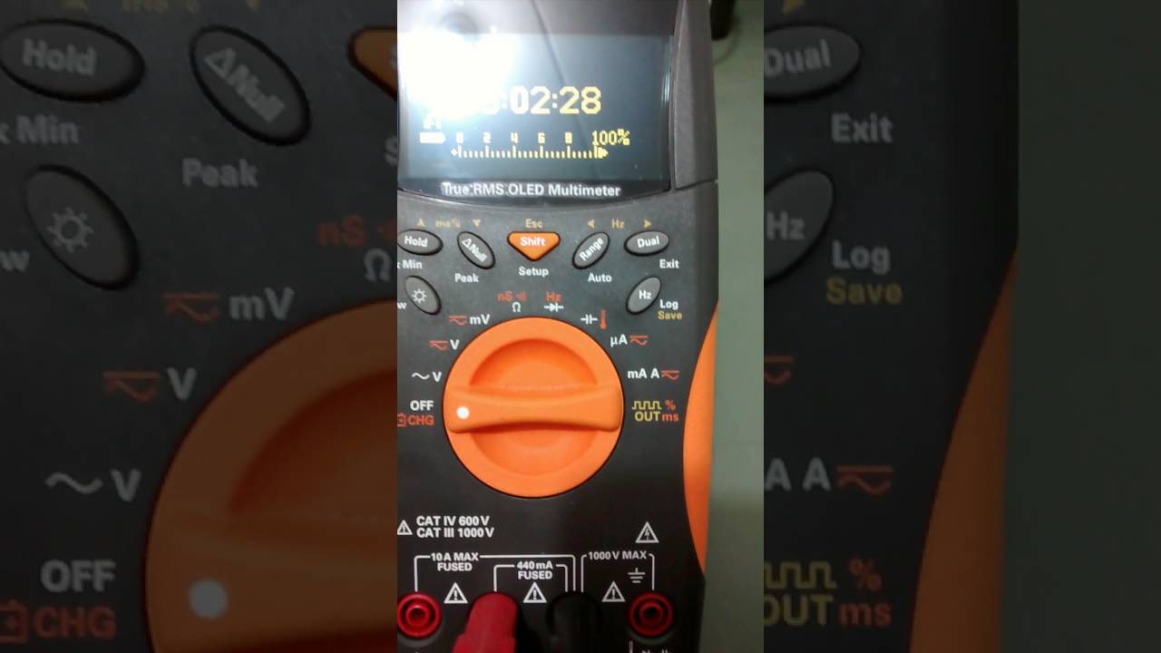 DEMOSTRA&Ccedil;&Atilde;O DO MULTIMETRO KEYSIGT U-1253B