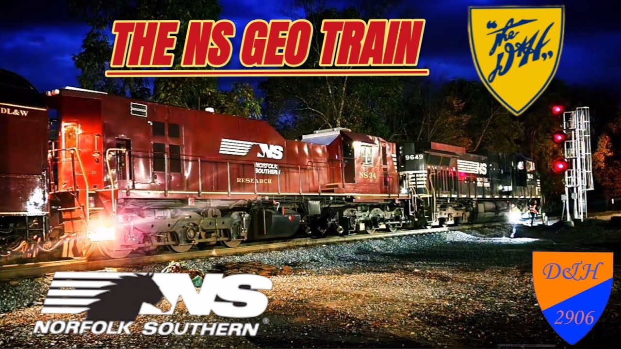 THE NS GEO TRAIN, LONG HOOD OPERATIONS, AND OLD DASH 8'S. EQUILS A GREAT WEEK