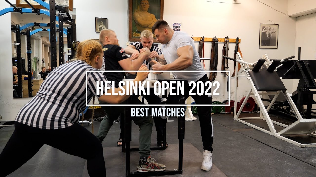 Helsinki Open 2022 armwrestling tournament:  Best matches!