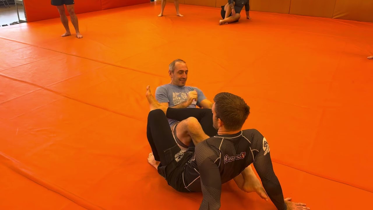 Escaping Knee on Belly to 50/50 with Inside Heel Hook