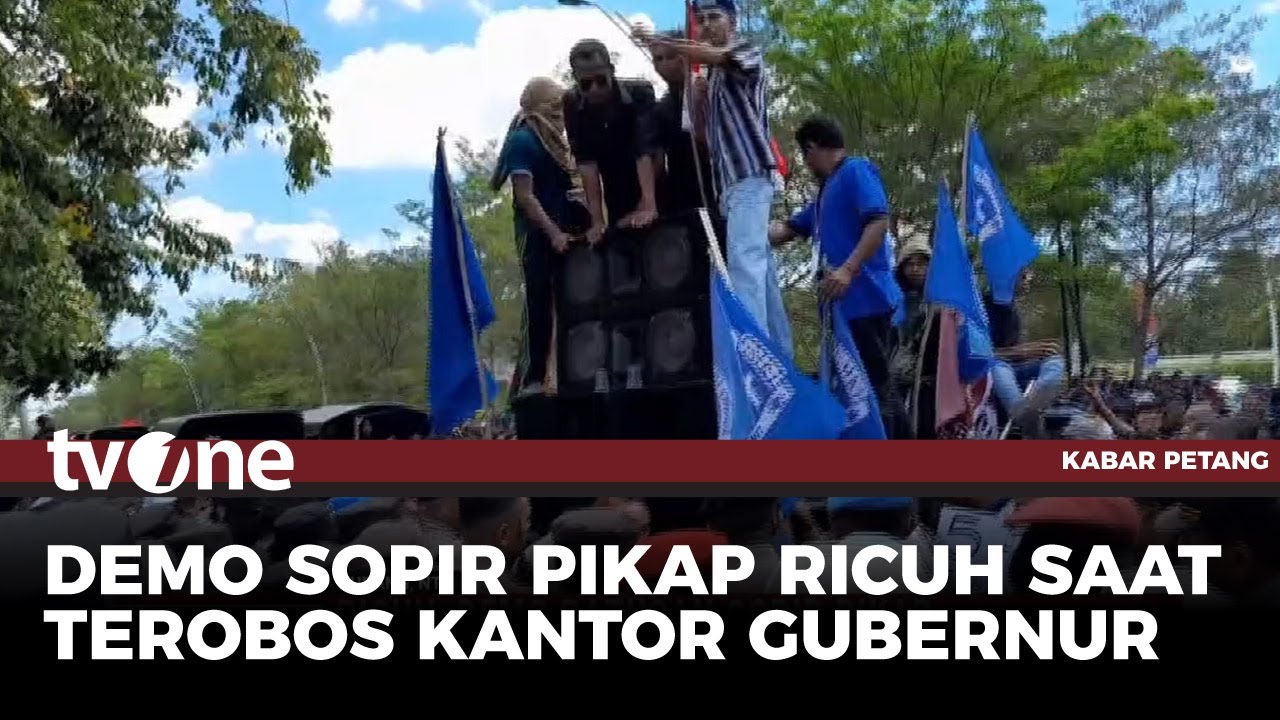 Aksi Demo Ratusan Sopir Pick Up NTT Desak Bertemu Gubernur | Kabar Petang tvOne