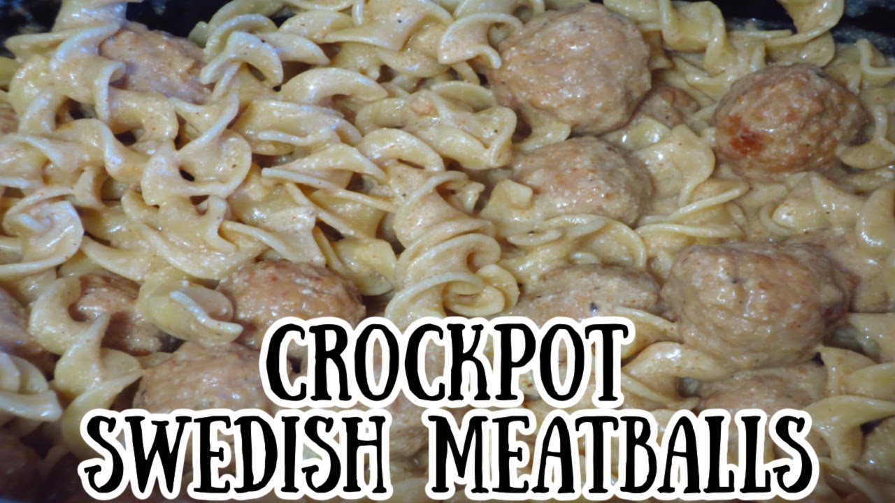 Crockpot Swedish Meatballs - Quick & Easy Dinner Recipe!