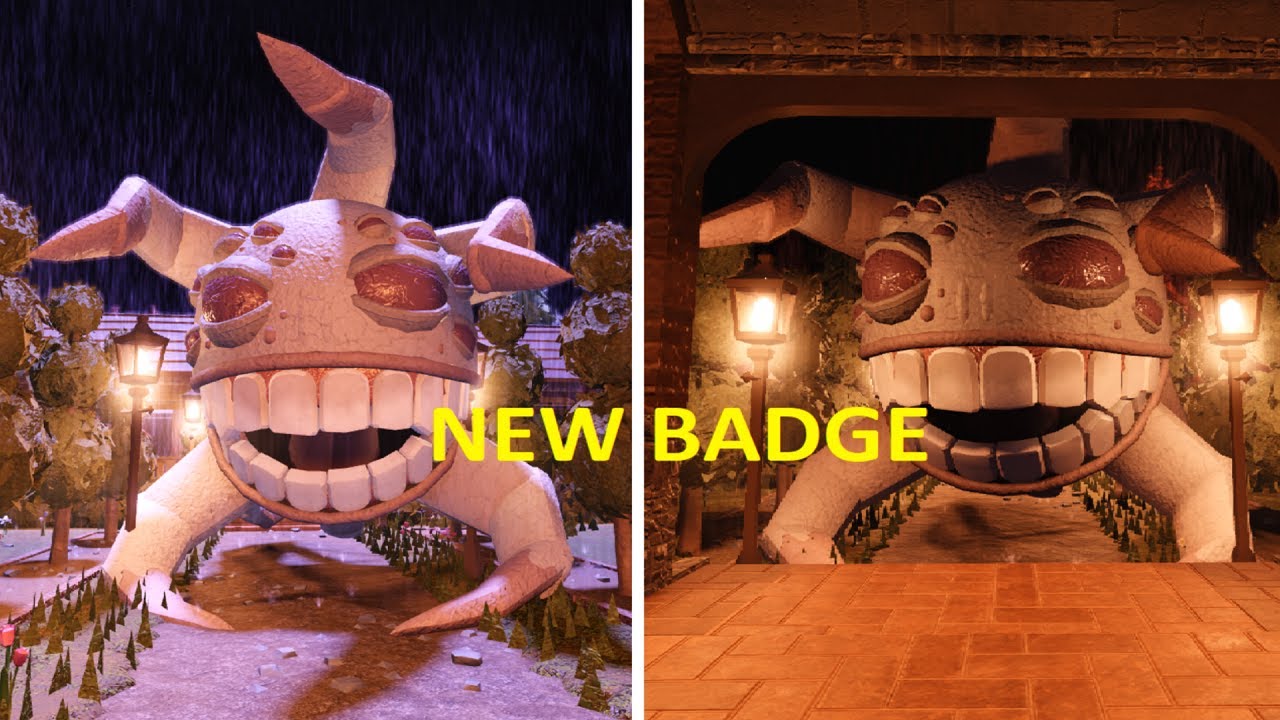 How to get STUMBLE BADGE + GRUMBLE MORPH in YOOBROXDD'S DOORS RP THE OUTDOORS  !
