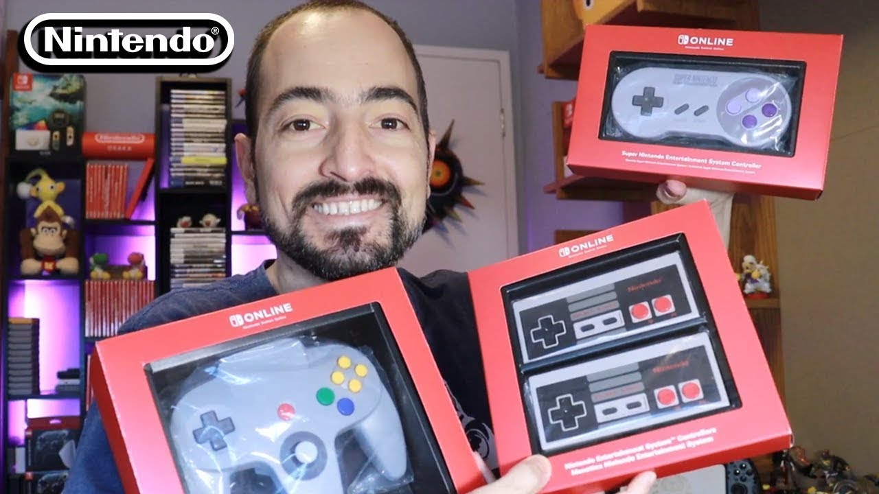 Nintendo Switch Online Controllers - N64, SNES e NES