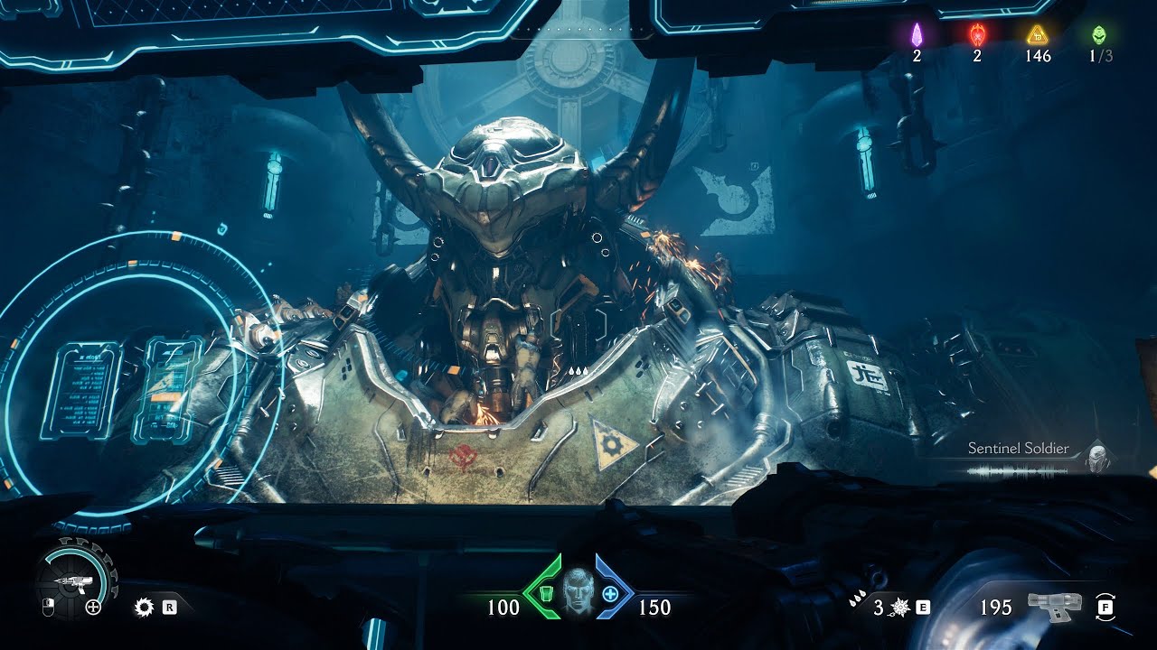 Doom: The Dark Ages: Sentinel Command Station / No Commentary / 9800X3D / 5070 Ti