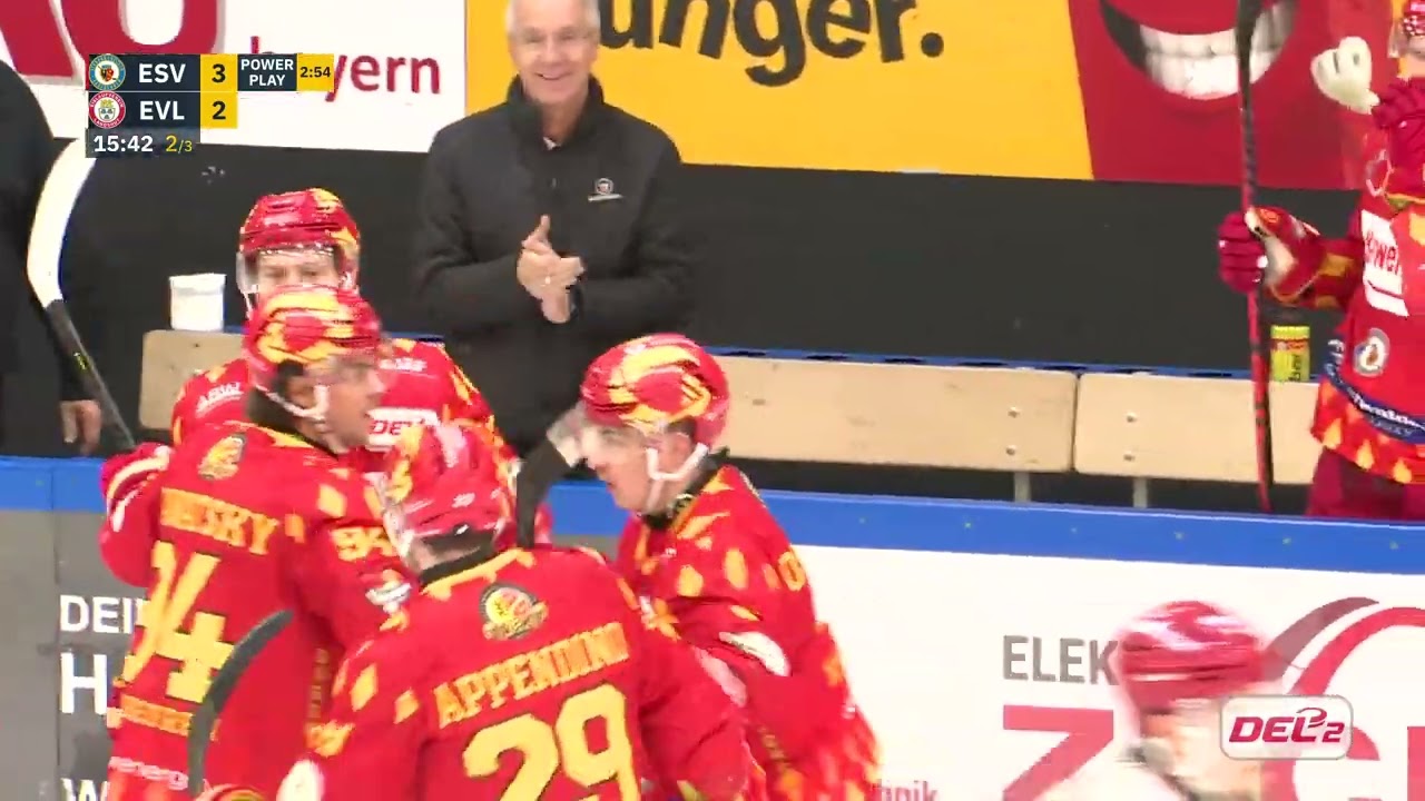 Highlights zum Spiel ESV Kaufbeuren vs. EV Landshut (44. Spieltag Saison 25/26)