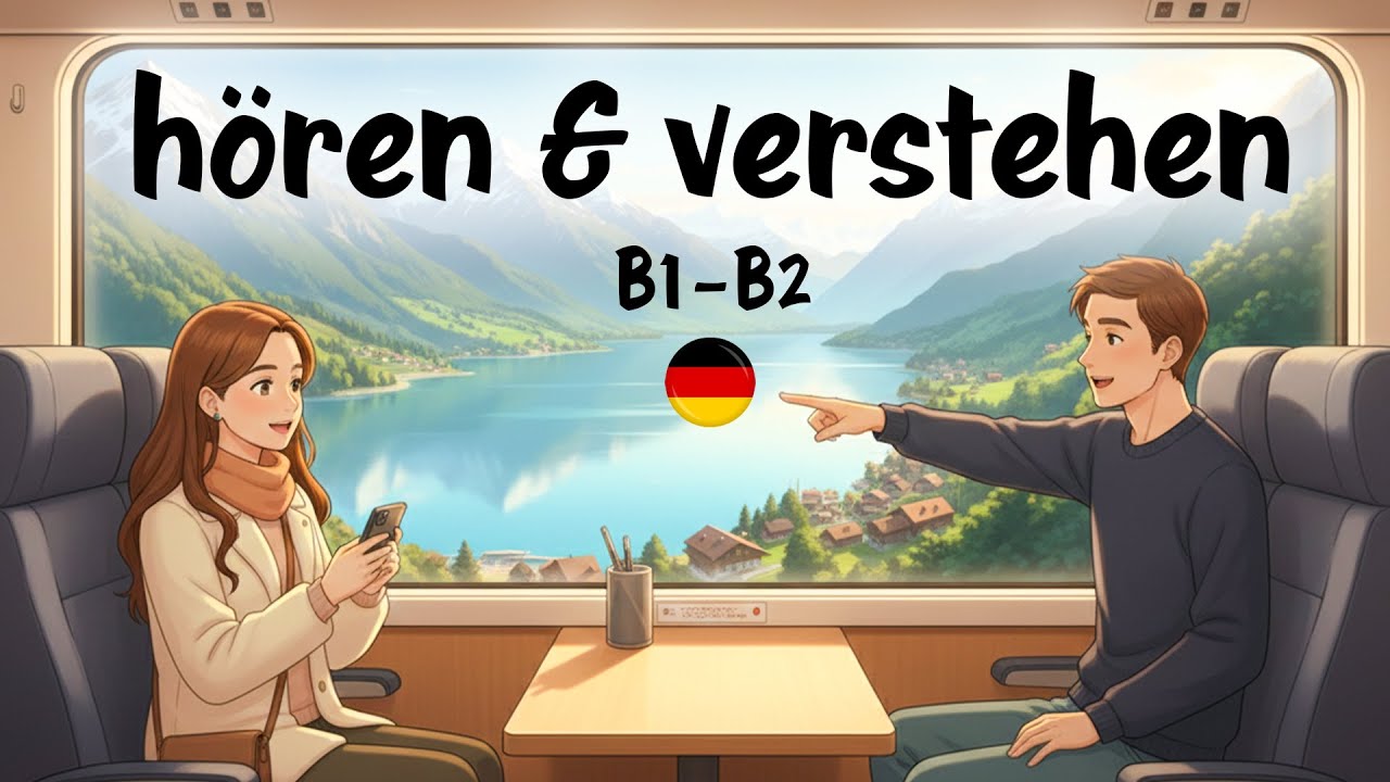 Deutsch hören & verstehen 🇩🇪 German Listening Practice B1–B2