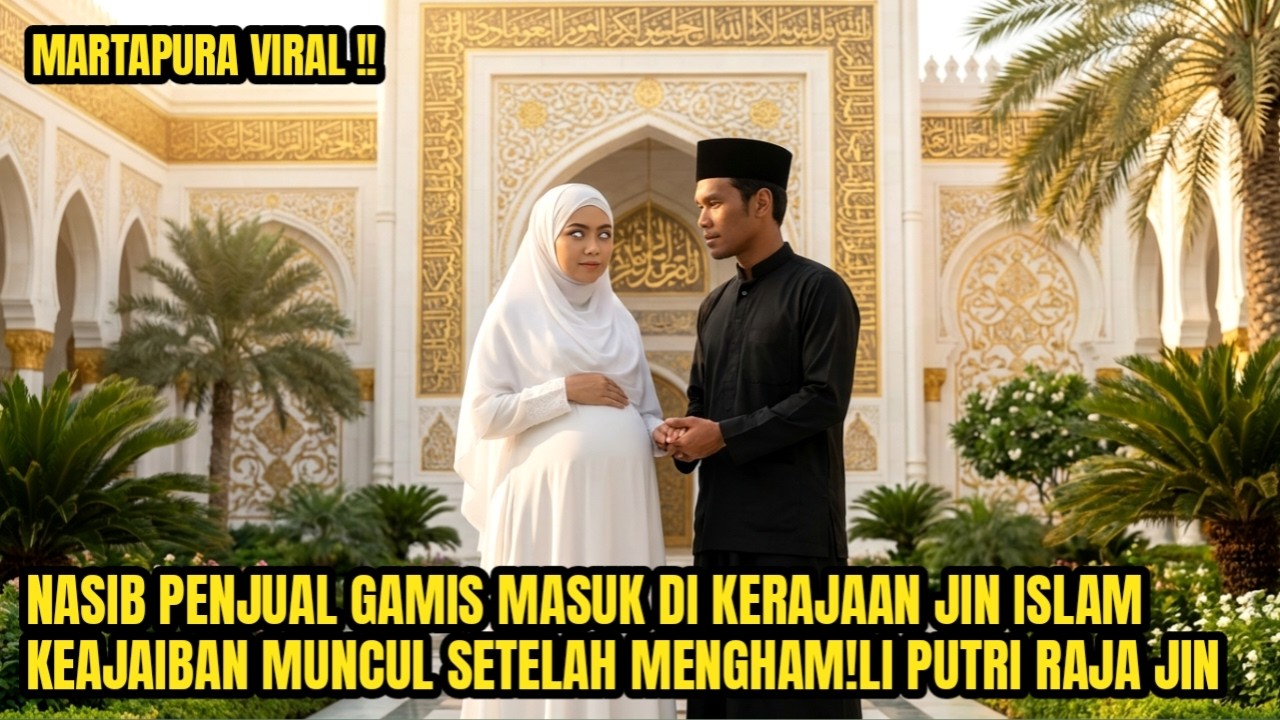 KISAH PENJUAL GAMIS TERPELESET KE JURANG, TERBANGUN DI KERAJAAN JIN ISLAM & MENGHAM!LI PUTRI RAJA