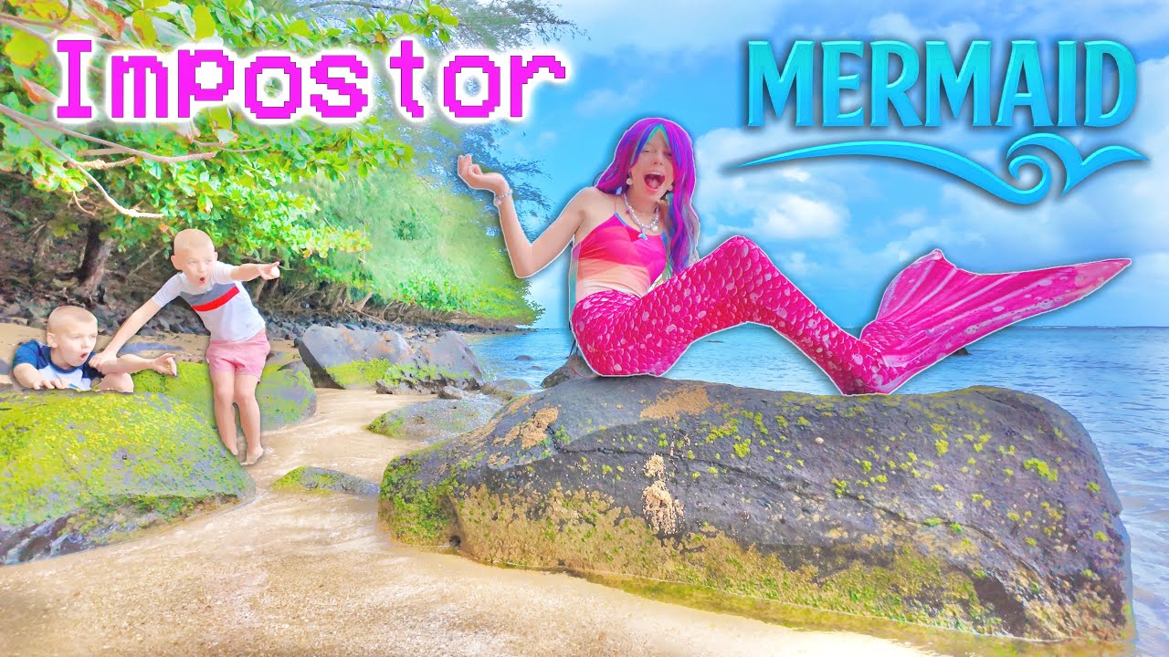 Found A Real Mermaid Sneaking In Our Beach House!