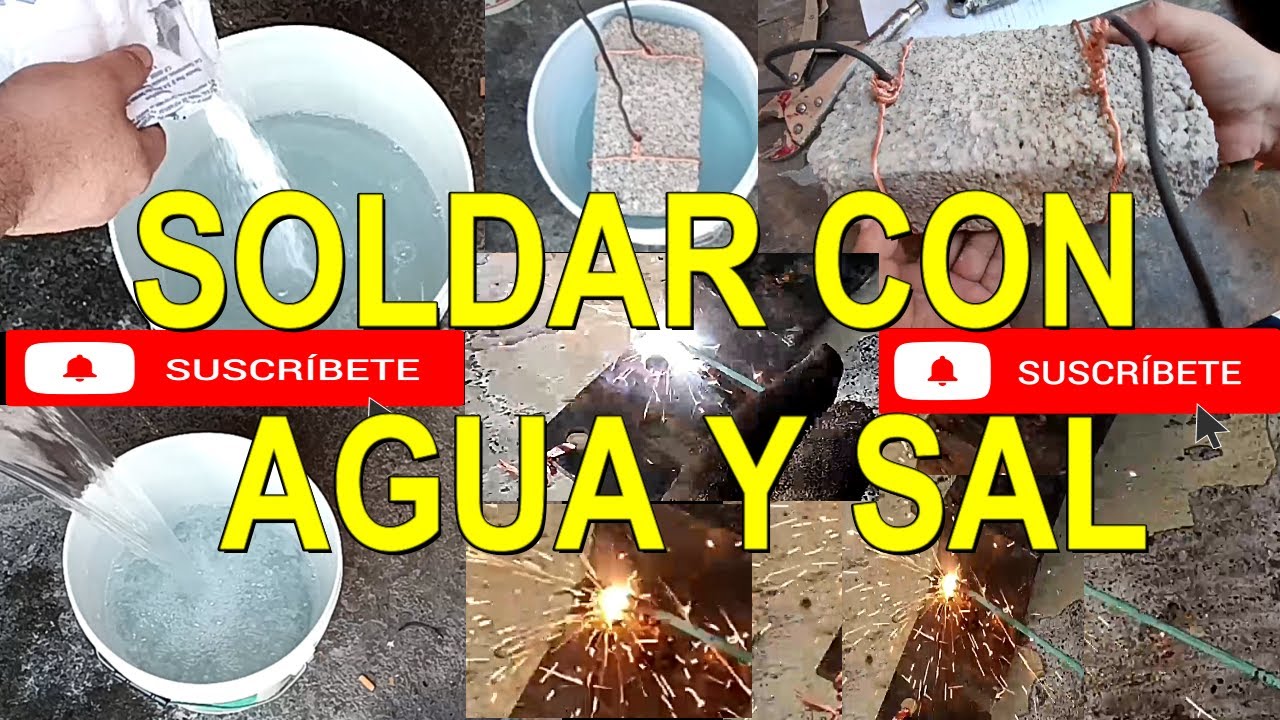 SOLDAR CON AGUA Y SAL  REAL 100%  / PLANTA DE SOLDAR DE AGUA Y SAL   /  NO COMPRES PLANTA DE SOLDAR