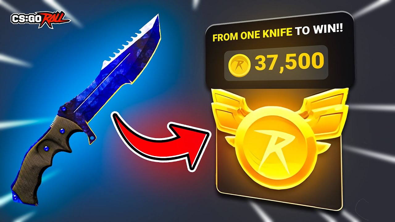 From One Knife To A $37,500 WIN! (CSGOROLL)