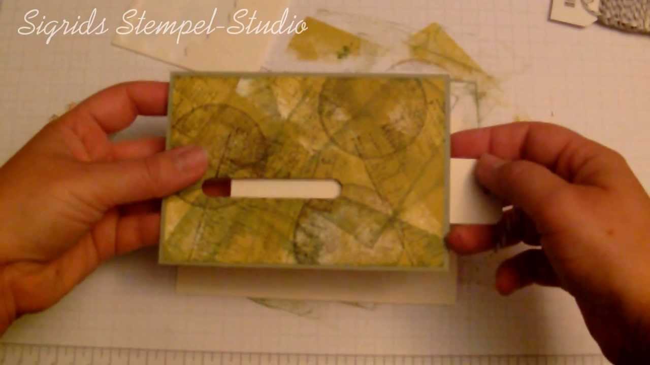 Stampin' Up! - Karte mit beweglichem Segelschiff - Tutorial