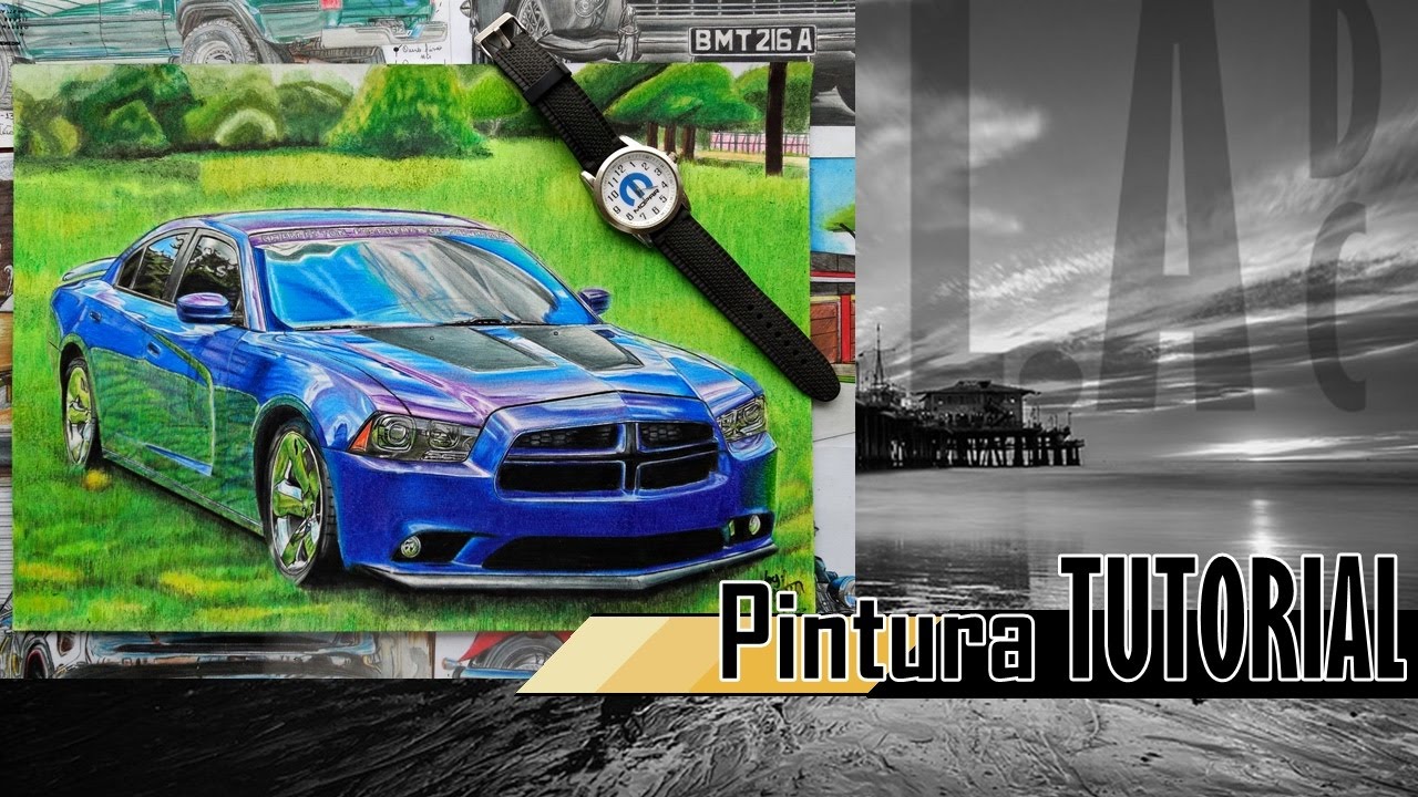 TUTORIAL- Como Pintar Desenho de Carro| How to Paint any Car Drawing