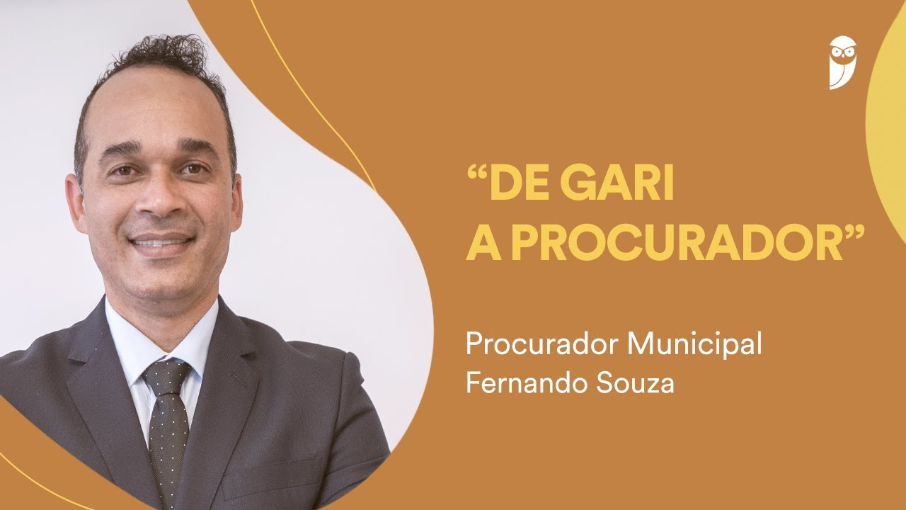 Saiba como Fernando conseguiu transformar a sua realidade e se tornar Procurador