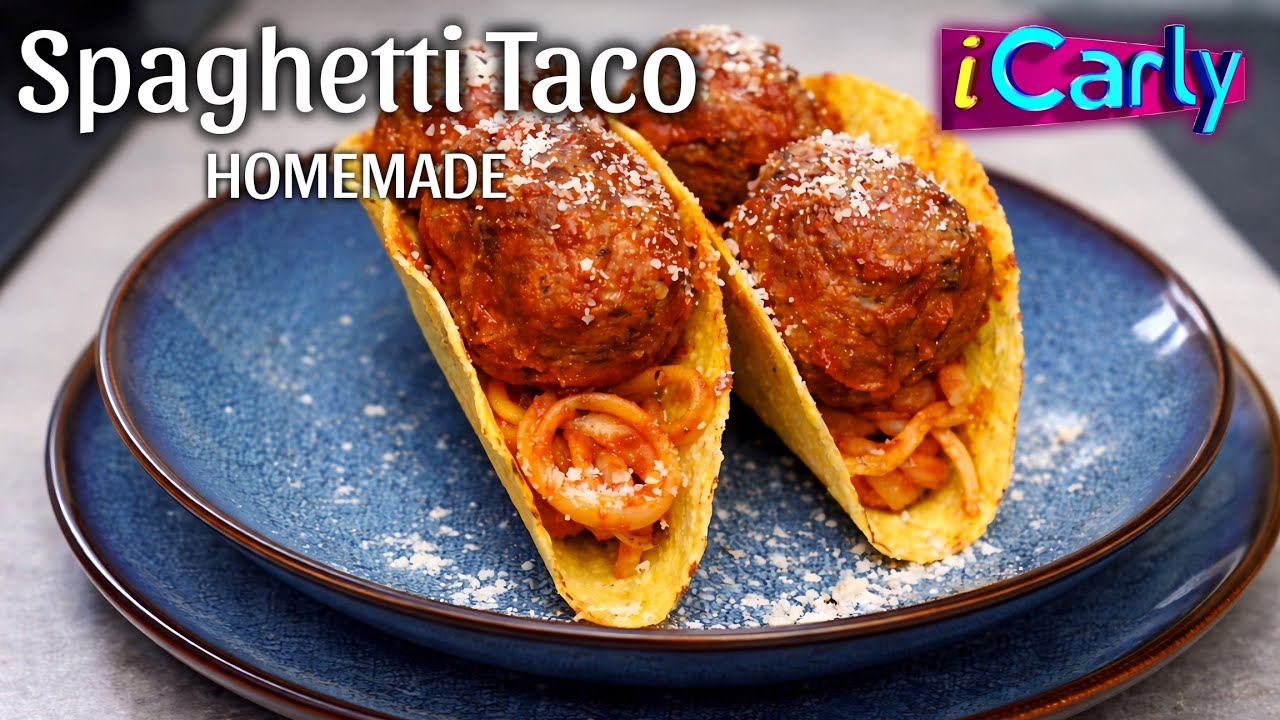 ICarly | SPAGHETTI TACO  🍝 🌮 | Rezept für zu Hause #spaghetti #tacos #icarly 