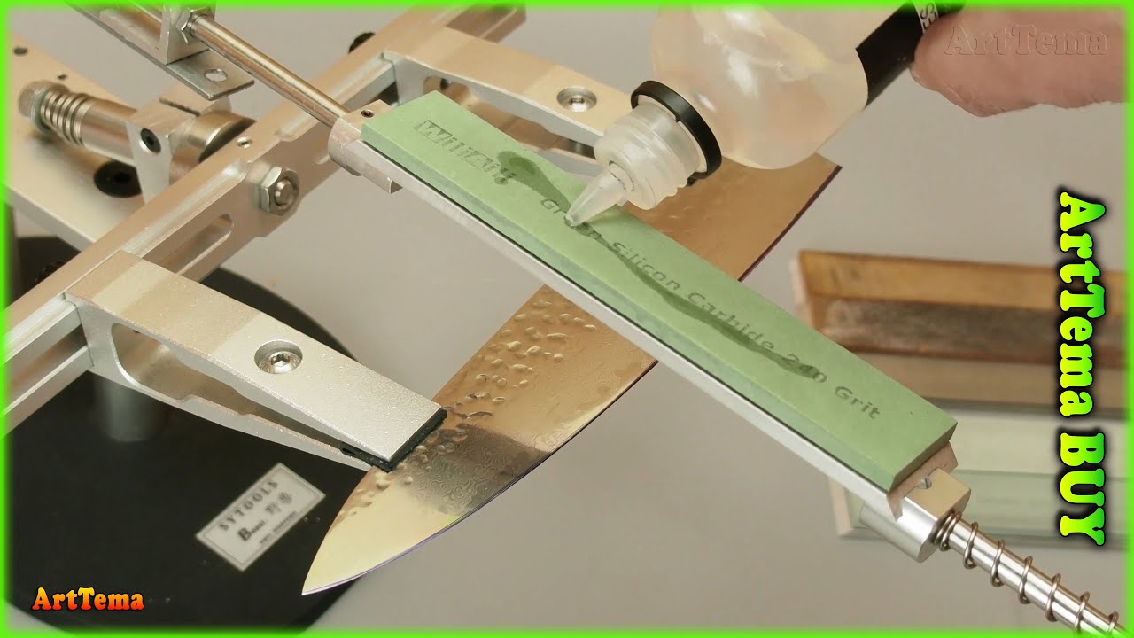 Just get a single 240 grit stone from AliExpress ▶︎🔪 Sharpening a Chef Knife to Razor Sharp ‼️