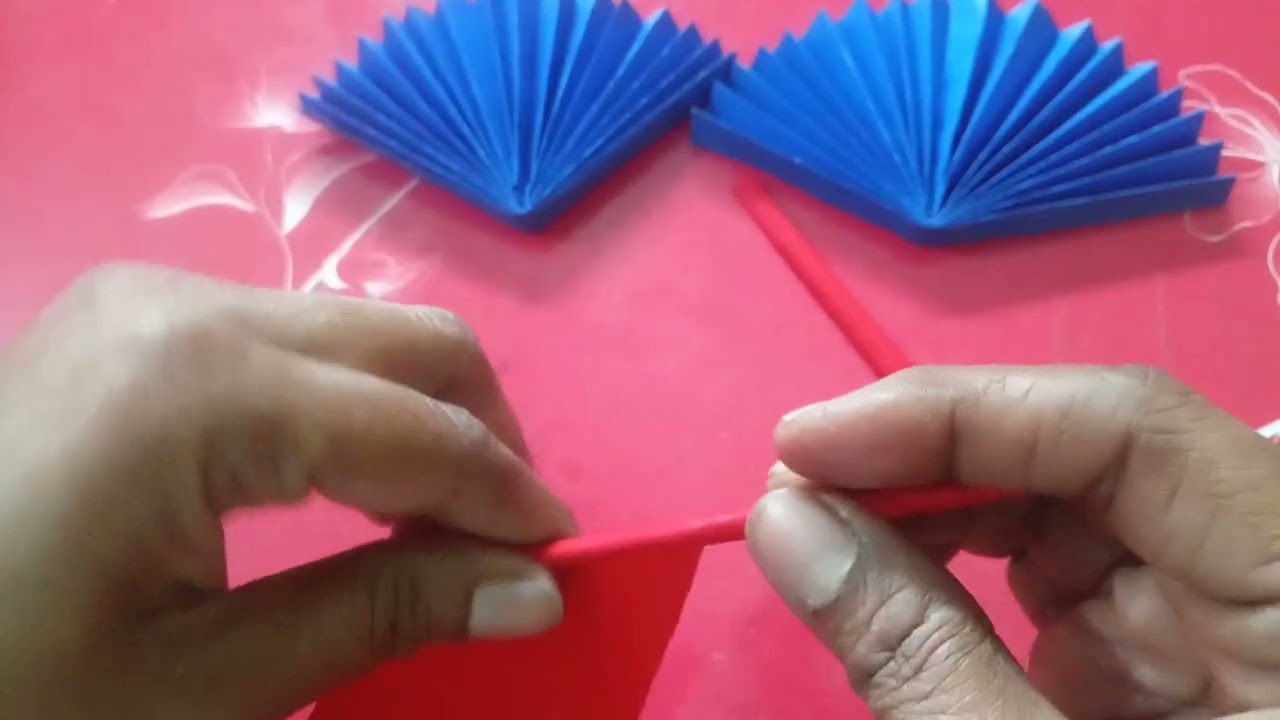 How to make a paper fan very esy
