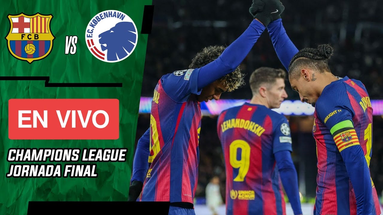 ⚽ Barcelona 🆚 Copenhague (En Vivo) 🏆 Champions League - ÚLTIMA JORNADA La Casaca Futbol