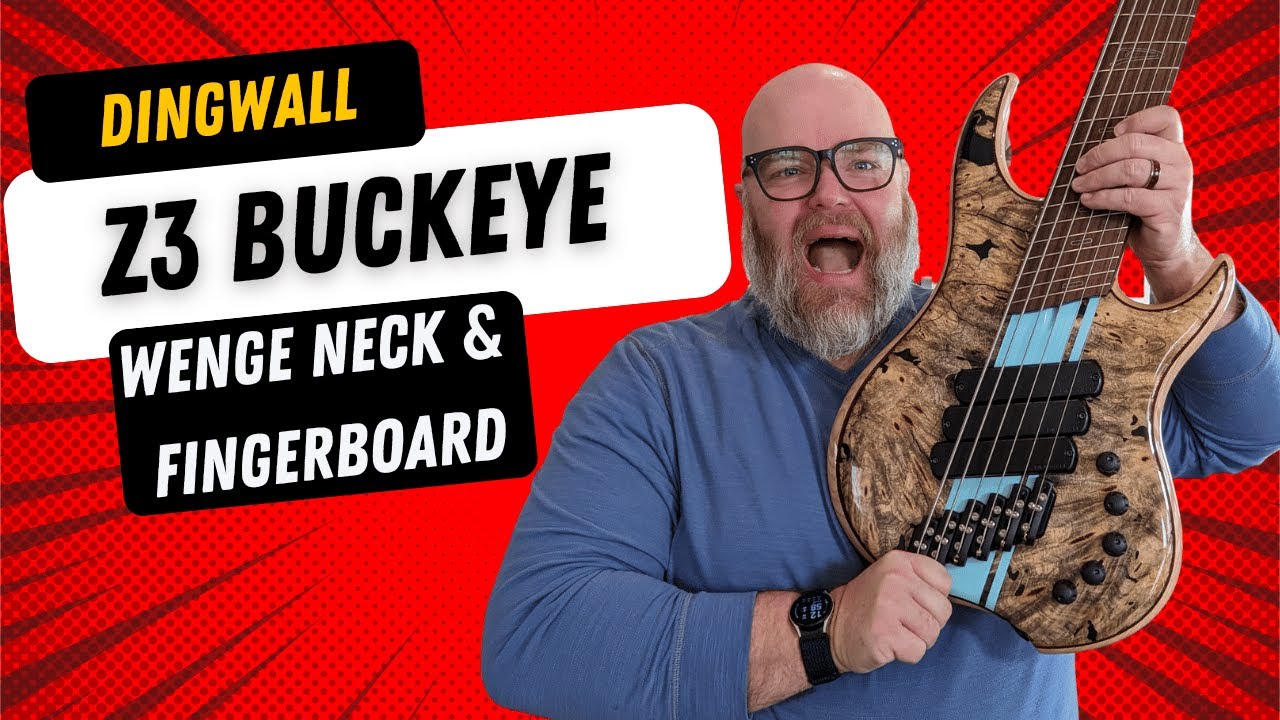 Dingwall Z3 Buckeye Top, Wenge Neck, Dual Density Ash Body