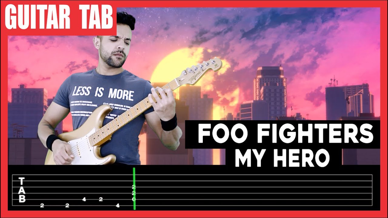 【FOO FIGHTERS】[ My Hero ] cover Dotti Brothers | LESSON | GUITAR TAB
