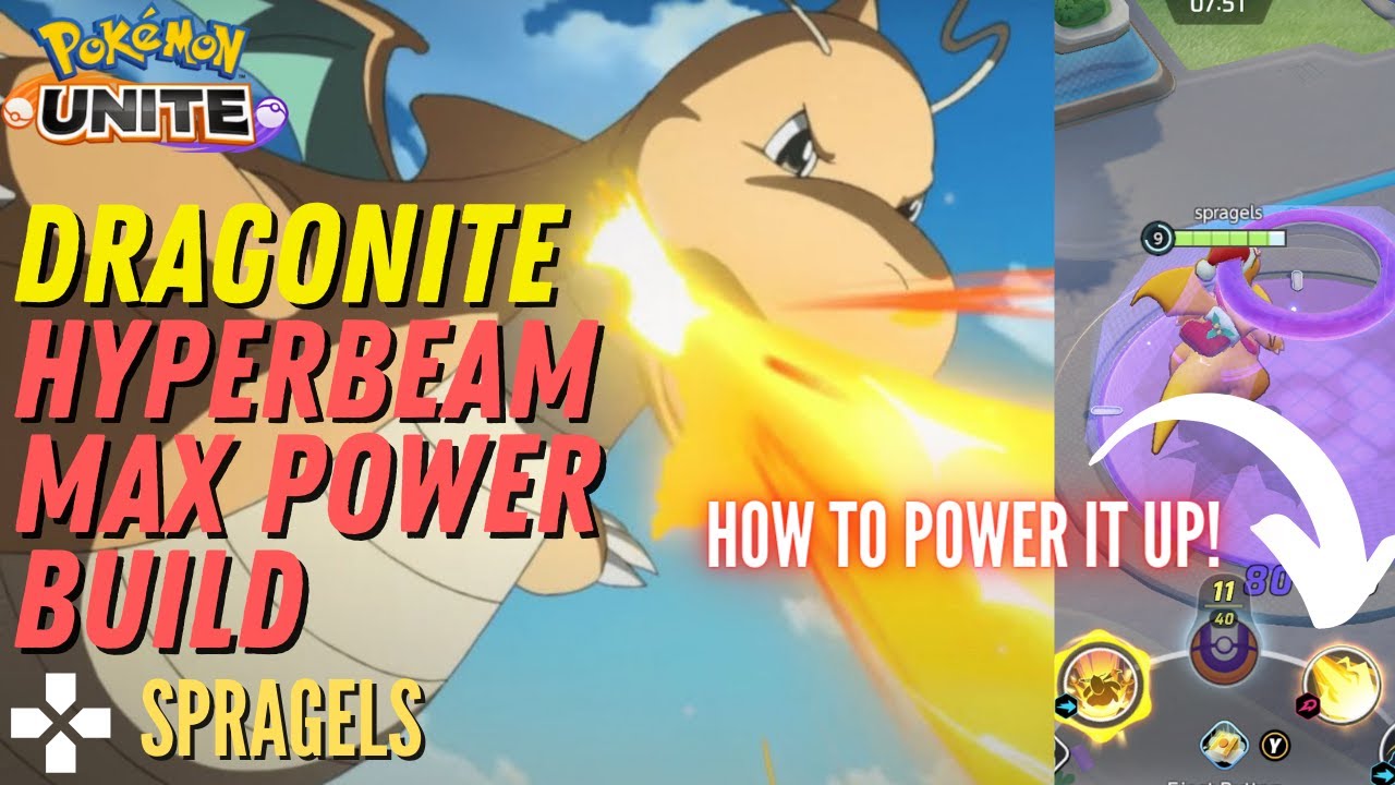 Hyper Beam Dragonite Is An Absolute BEAST! My Fav Dragonite Build - Pokemon Unite