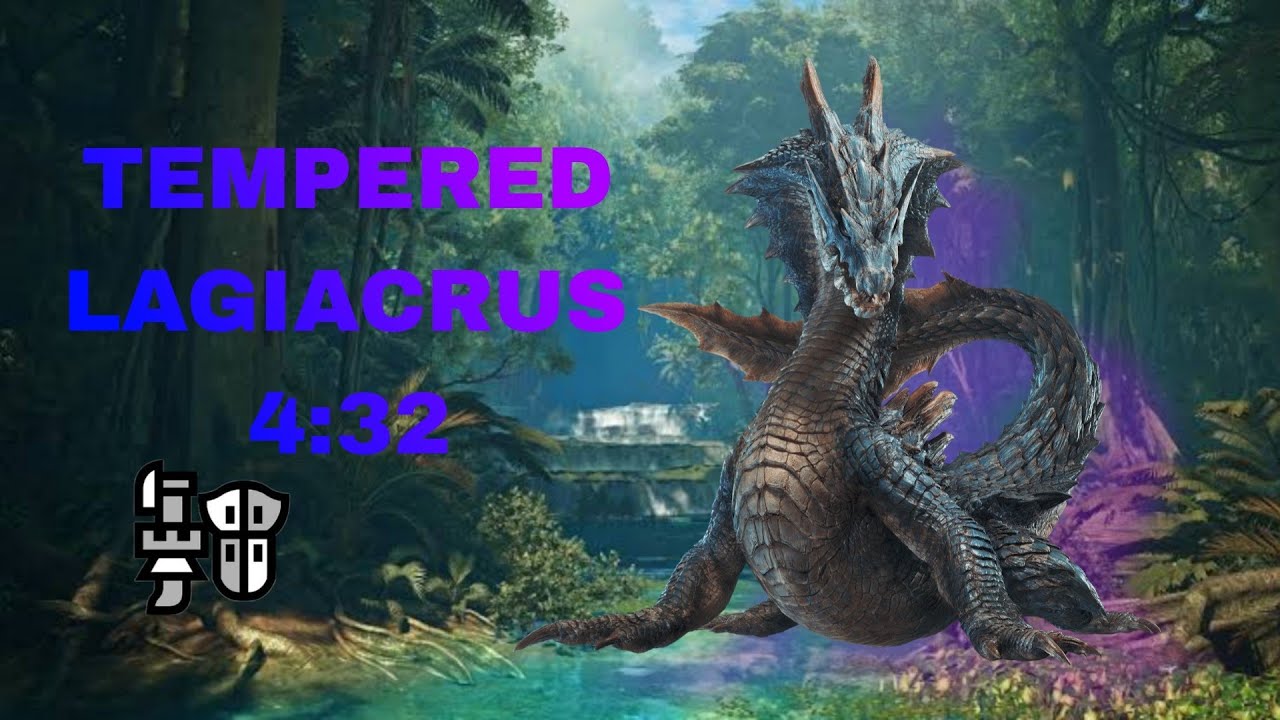 MH Wilds | 9⭐5🔷 Tempered Lagiacrus Gunlance 4:32 Run