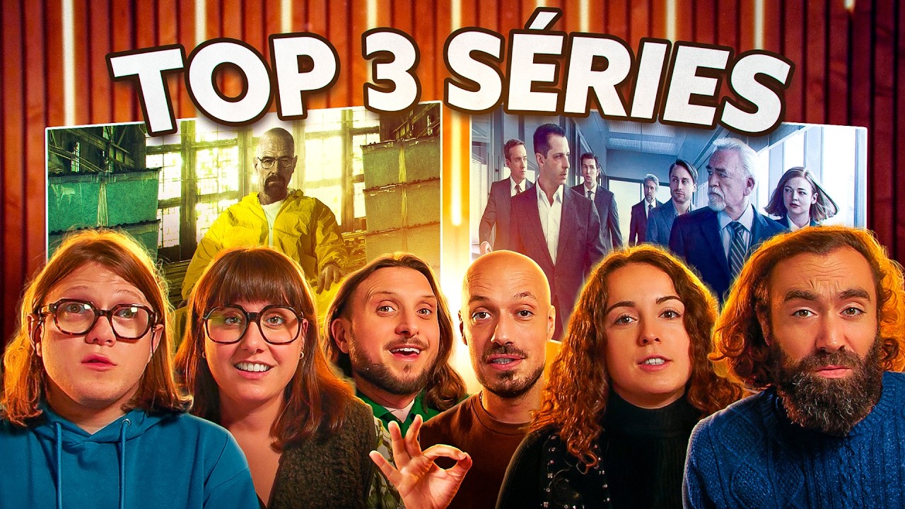 Le top 3 séries de l’équipe ! (Y’en a une évidente qui a pas été citée…)