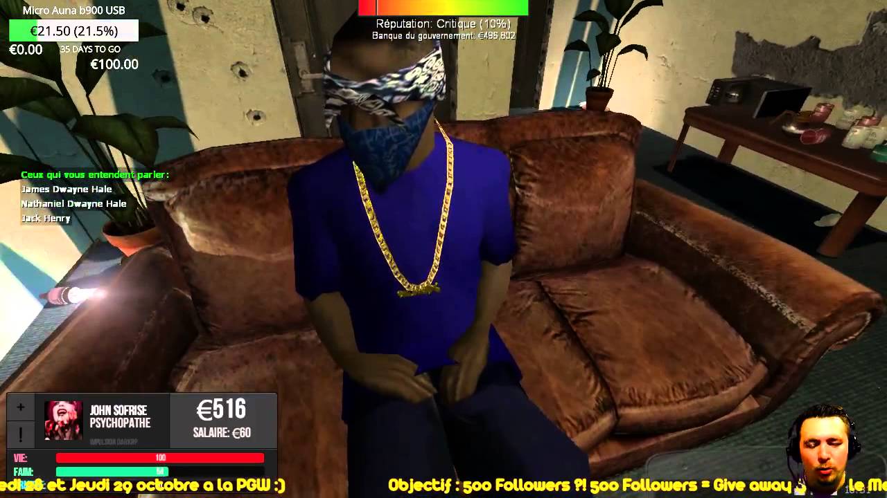 GMOD - Dark RP- Impulsion - Un Psychologue, 3 Thugs Violents, de la corde, et 1 petit chien