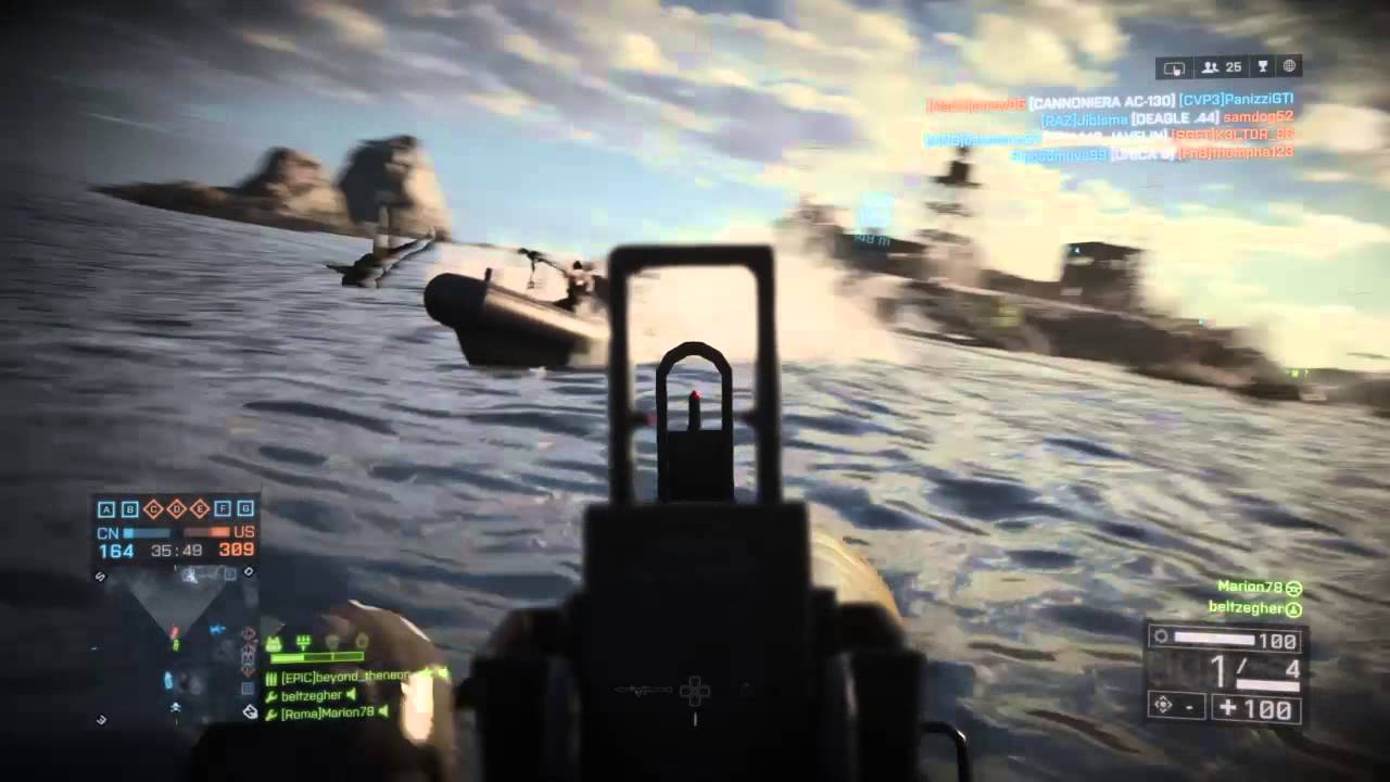 Battlefield 4&trade;ti buco il gommone