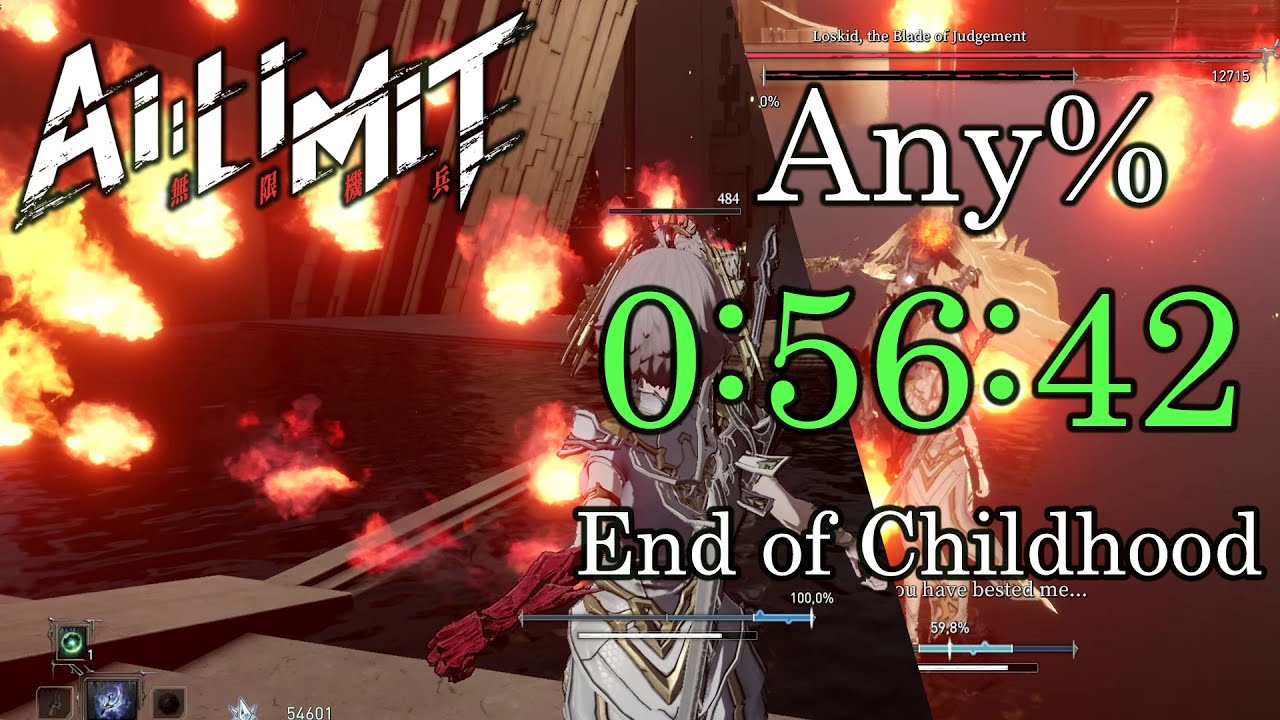 AI Limit Speedrun Any% 56:42 LRT (Former WR) (End of Childhood)