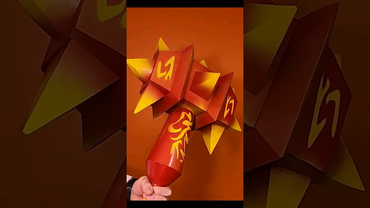 Making Sulfuras - Hand of Ragnaros from WoW  #Sulfuras #Ragnaros #WorldofWarcraft #Woodworking