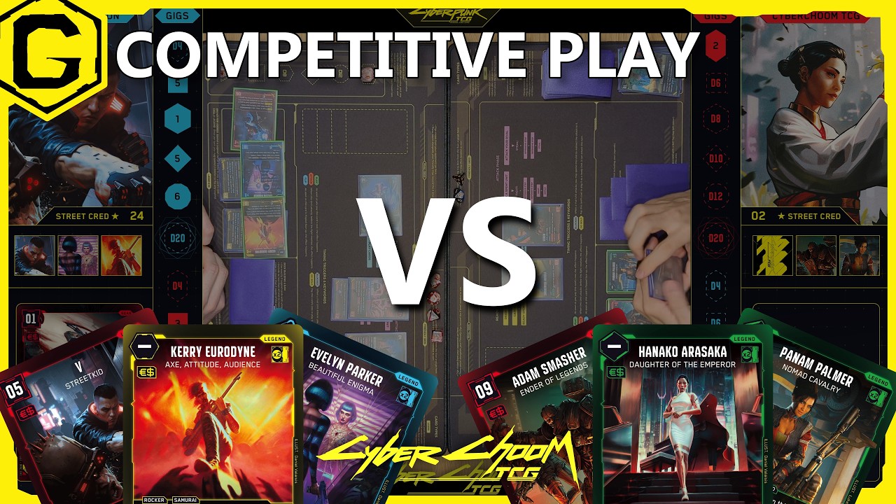 Cyberpunk TCG - Block-Chain VS Multi-Attack - Gameplay with Commentary Ep.3