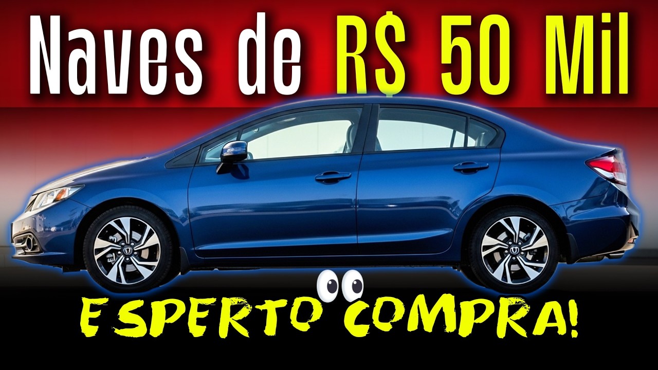 MELHORES carros até R$ 50 mil. Carros Bons, Confortáveis e duráveis. Veja qual comprar