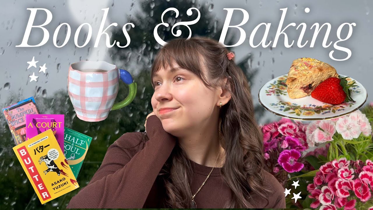Spring Baking, Recent Reads, Rainy Walks & Comfort 📚🌧️🍓 A Cozy & Casual Vlog 🌿