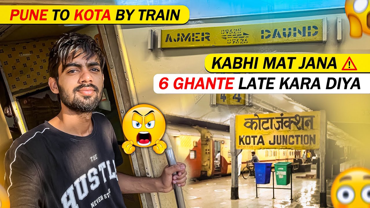 Pune To Kota Train /Ajmer Special Fare Holi Special 09626 / Kabhi Mat Jana❌6 Ghante Late Kara Diya🤦