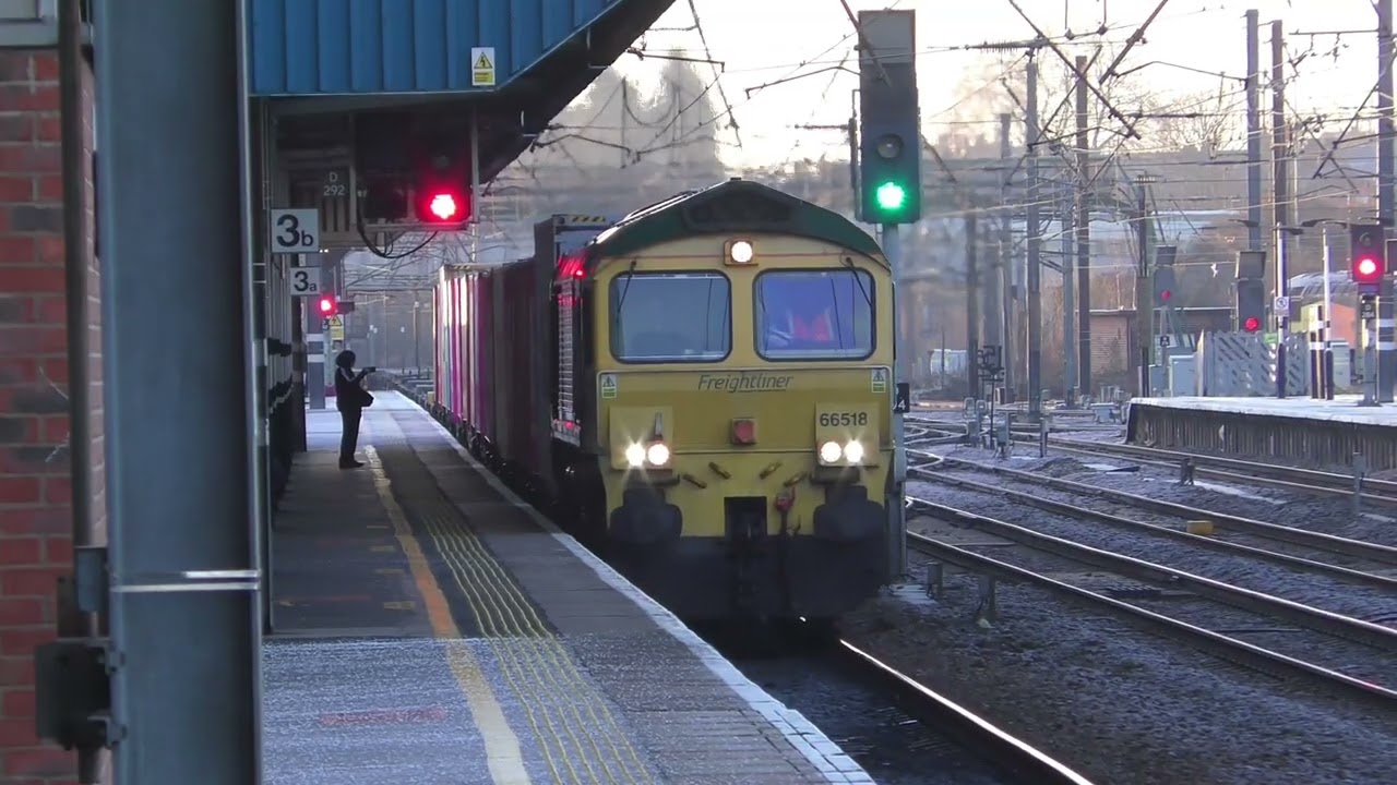 Doncaster Station 10/01/26 Classes 43/56/66/68/70/91 #freighttrains #trains #locomotives #doncaster