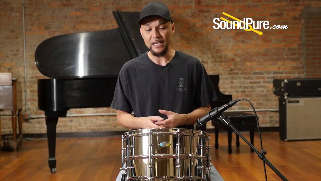 Ludwig 8x14 Supralite Steel Snare Drum Quick n' Dirty