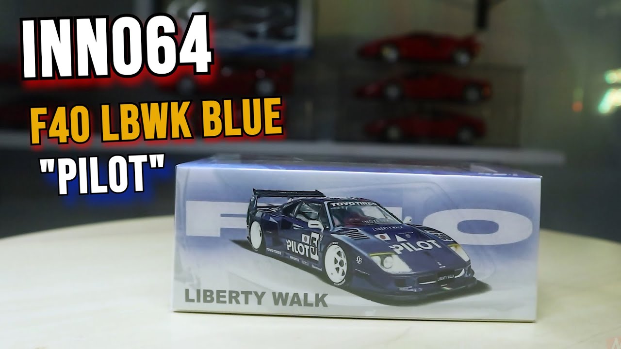 AKHIRNYA RILIS JUGA, DIECAST INNO64 FERRARI F40 LIBERTY WALK PILOT TOKYO AUTO SALON 2024