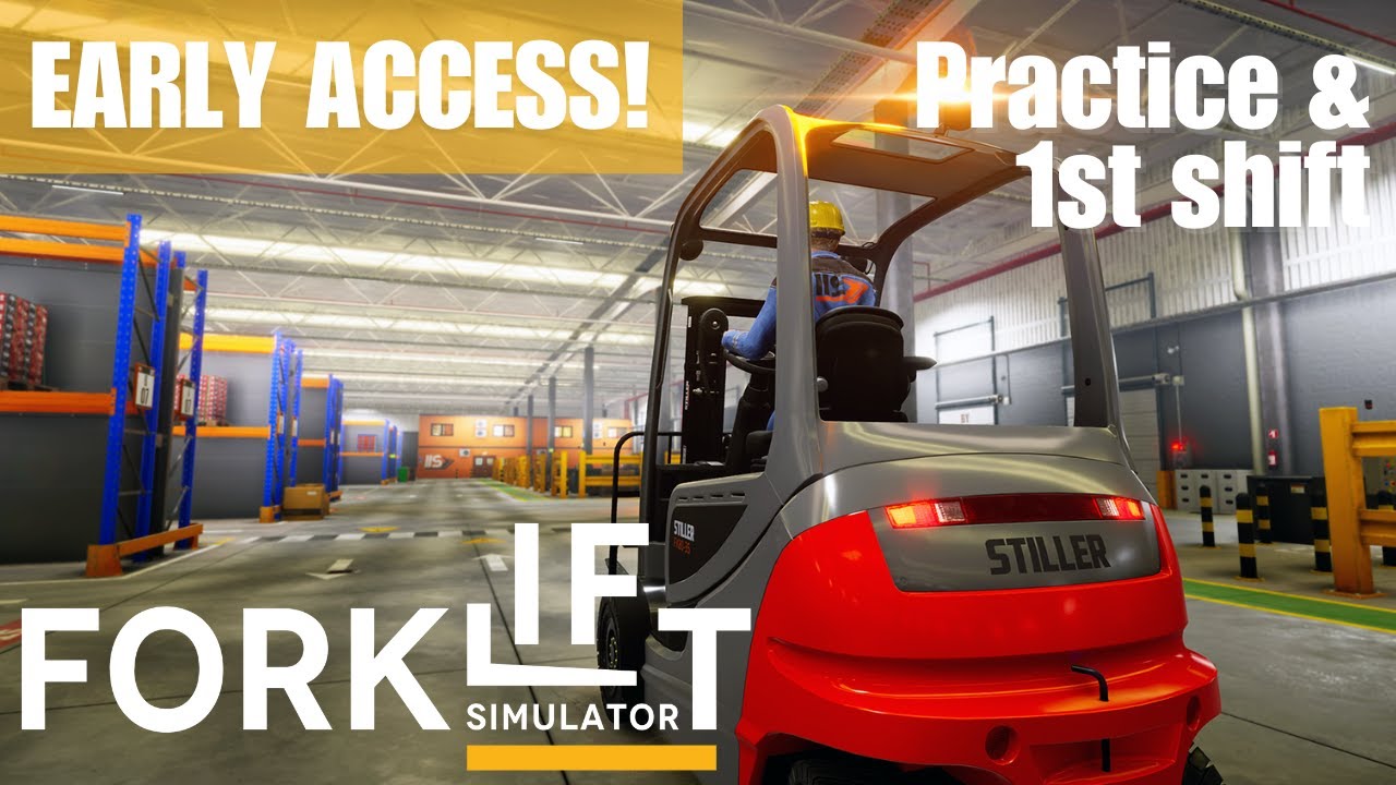 NEW GAME - EARLY ACCESS - Forklift Simulator gameplay - 1